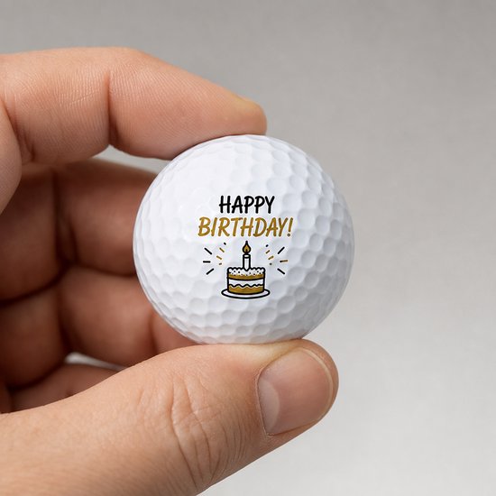 Wilson Golfballen Verjaardag Zwart Goud - Verjaardag Golf Cadeau - 15 stuks van Wilson — afbeelding 3