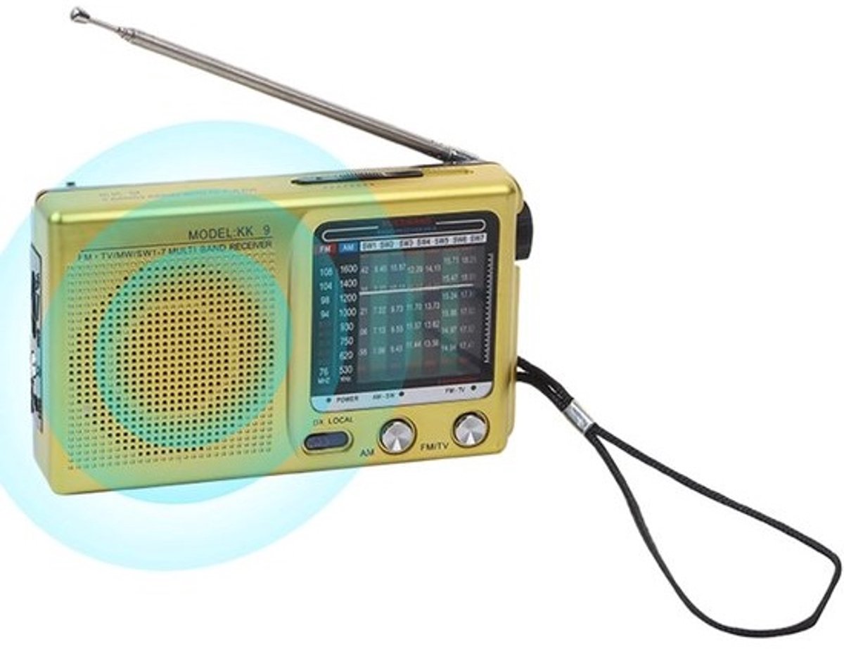Draagbare AM FM-radio voor buiten en noodgevallen - Compacte ontvanger voor kamperen en crisissituaties