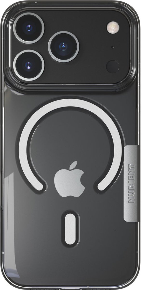 Nudient Thin MagSafe Case geschikt voor Apple iPhone 18 Pro/17 Pro - Transparant
