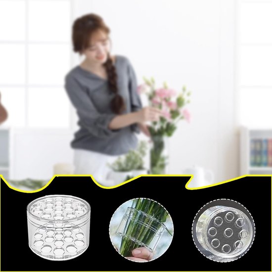 4 Stuks Transparante Bloemenboeket Twister, Siliconen Stengelhouder voor Vazen, Herbruikbare DIY Bloemenaccessoires voor Ondersteuning van Bloemen en Creatieve Arrangementen — afbeelding 3