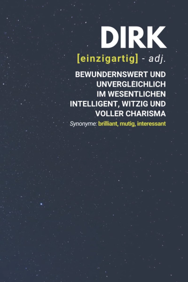 Notitieboek inclusief to-do lijst - gepersonaliseerd met de naam Dirk - uniek cadeau - ideaal voor organisatie - ShopVlot