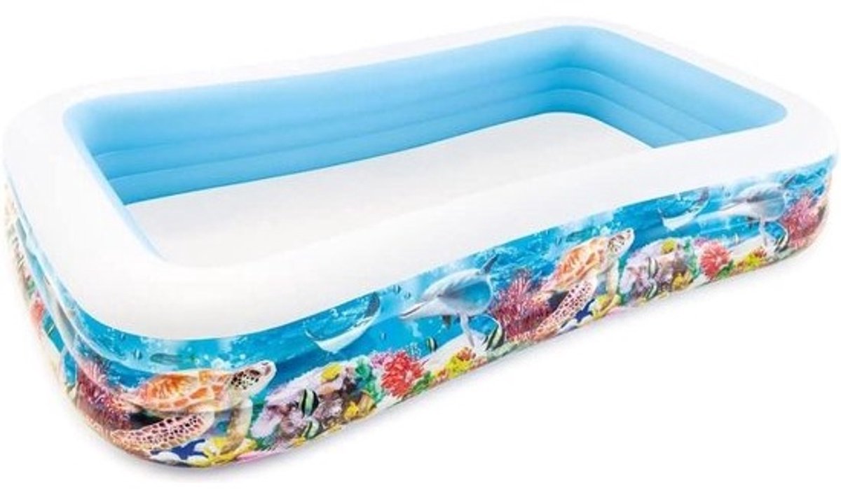Sealife Kinderzwembad 305cm x 183cm x 56cm - groot familie zwembad.