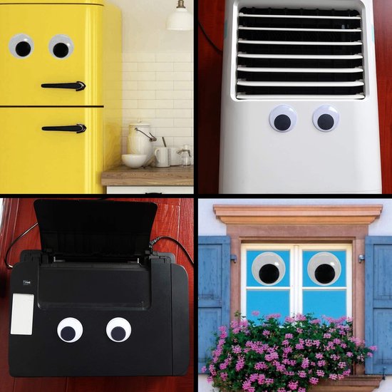 Ogen Rond Zwart Wit 70 mm Googly Eyes Kunststof Ogen voor Scrapbooking Kunsthandwerk Accessoires — afbeelding 3