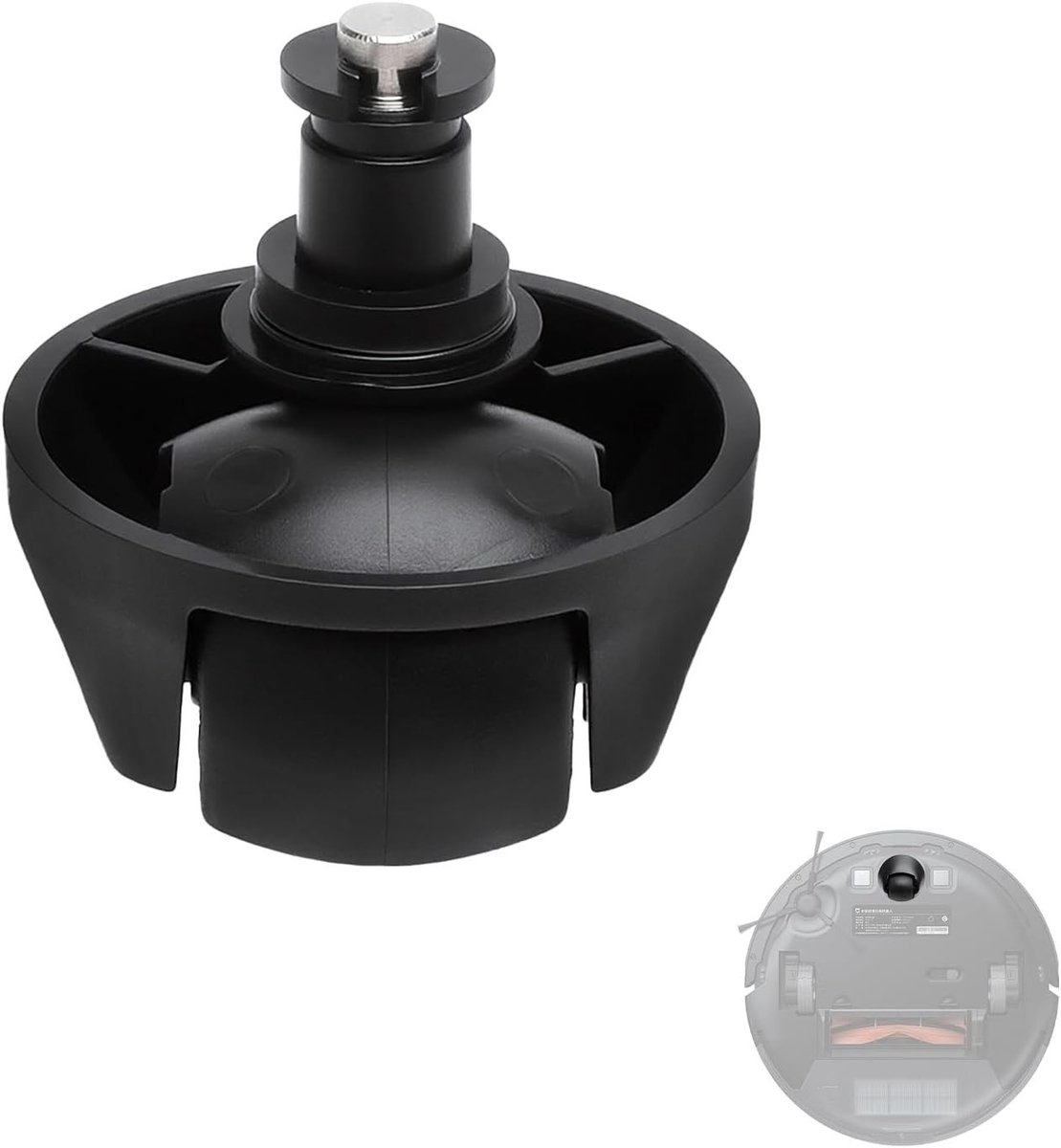 Stille Voorwielen voor Robotstofzuigers - Laag Geluidsniveau, Geschikt voor Dreame D9, L10s en L40 Ultra Modellen