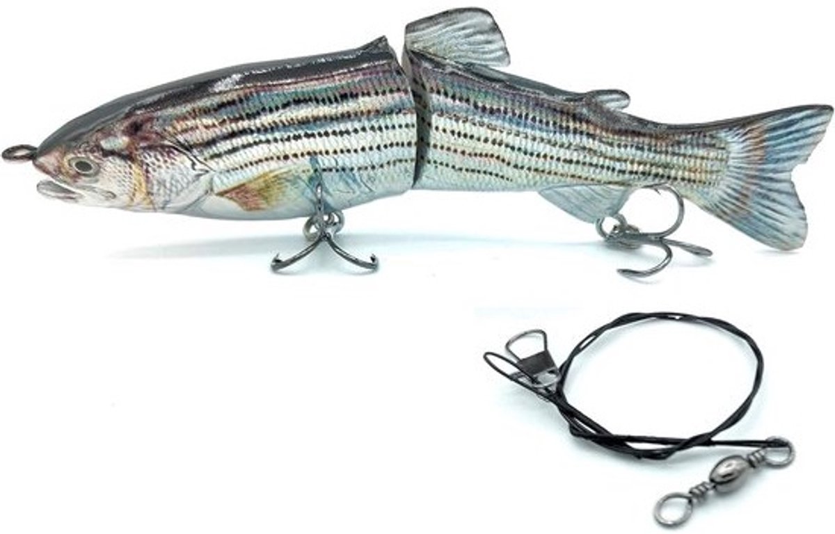 Zinkende Partyplug Swimbait Kunstaas 12 cm 23g - Natuurlijke Actie voor Snoek, Baars en Snoekbaars