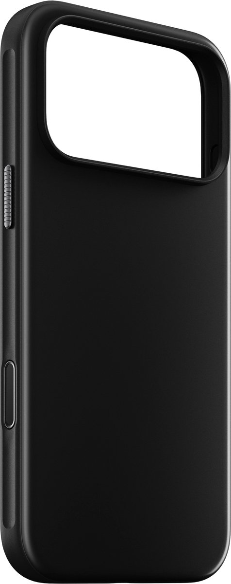 Nomad Sport hoesje iPhone 18 Pro Max – Bescherming tegen vallen van 2,5 meter – Compatibel met MagSafe en Qi opladen – Verwisselbare oranje zijknoppen - Zwart