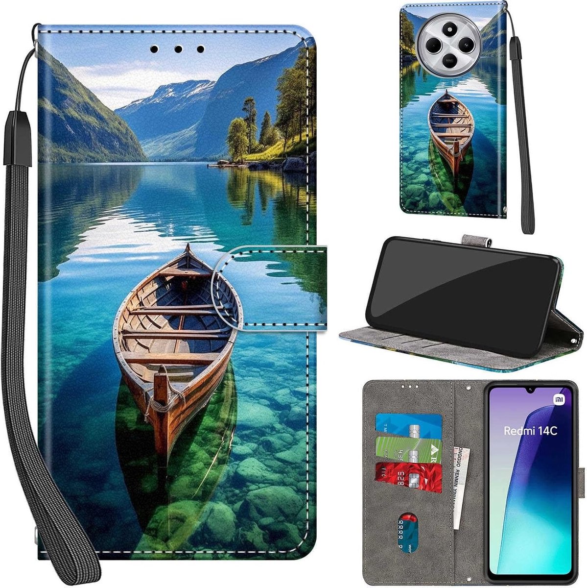 Hoesje voor Xiaomi Redmi 14C / Poco C75, De boot
