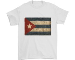 Cuba Shirt – Vintage Cubaanse Vlag – Unisex T-Shirt voor Dames & Heren – Origineel Cadeau