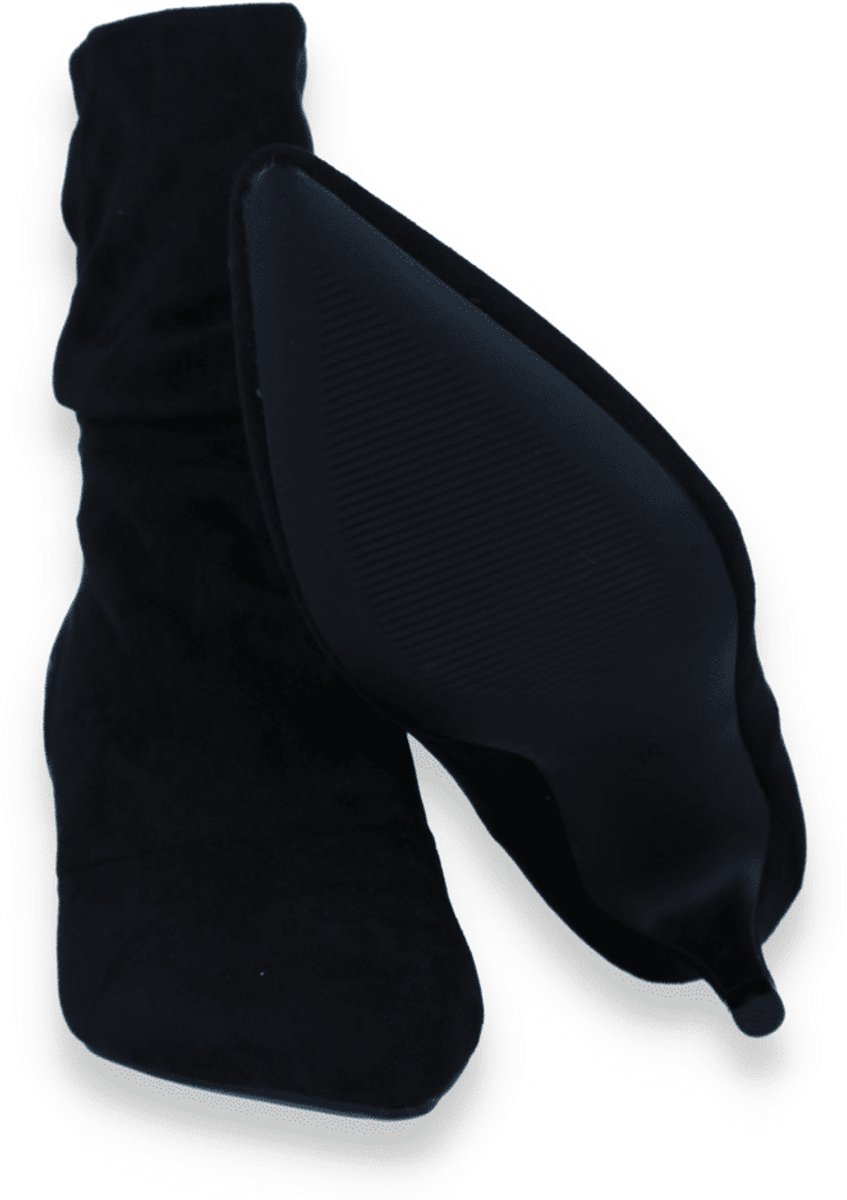 Mode-mania Dames Enkellaars | Zwart | Maat: 39