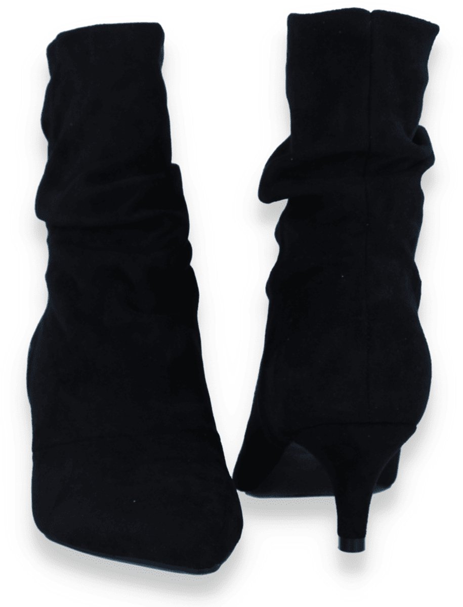 Mode-mania Dames Enkellaars | Zwart | Maat: 40