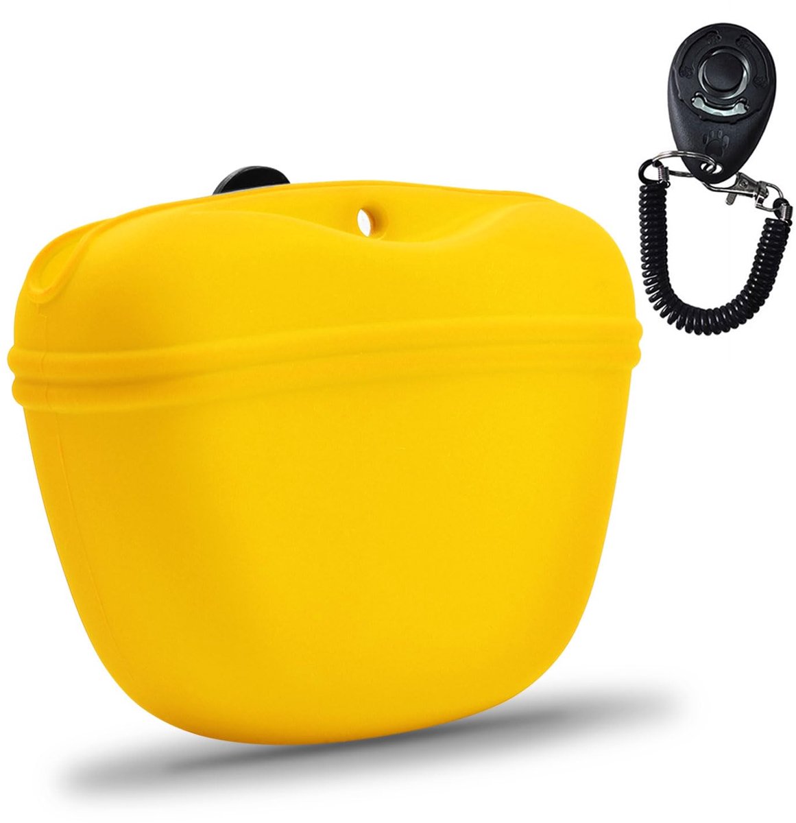 Hondensnoepzakje met clicker - siliconen - magnetische gespsluiting - ideaal voor training - ShopVlot