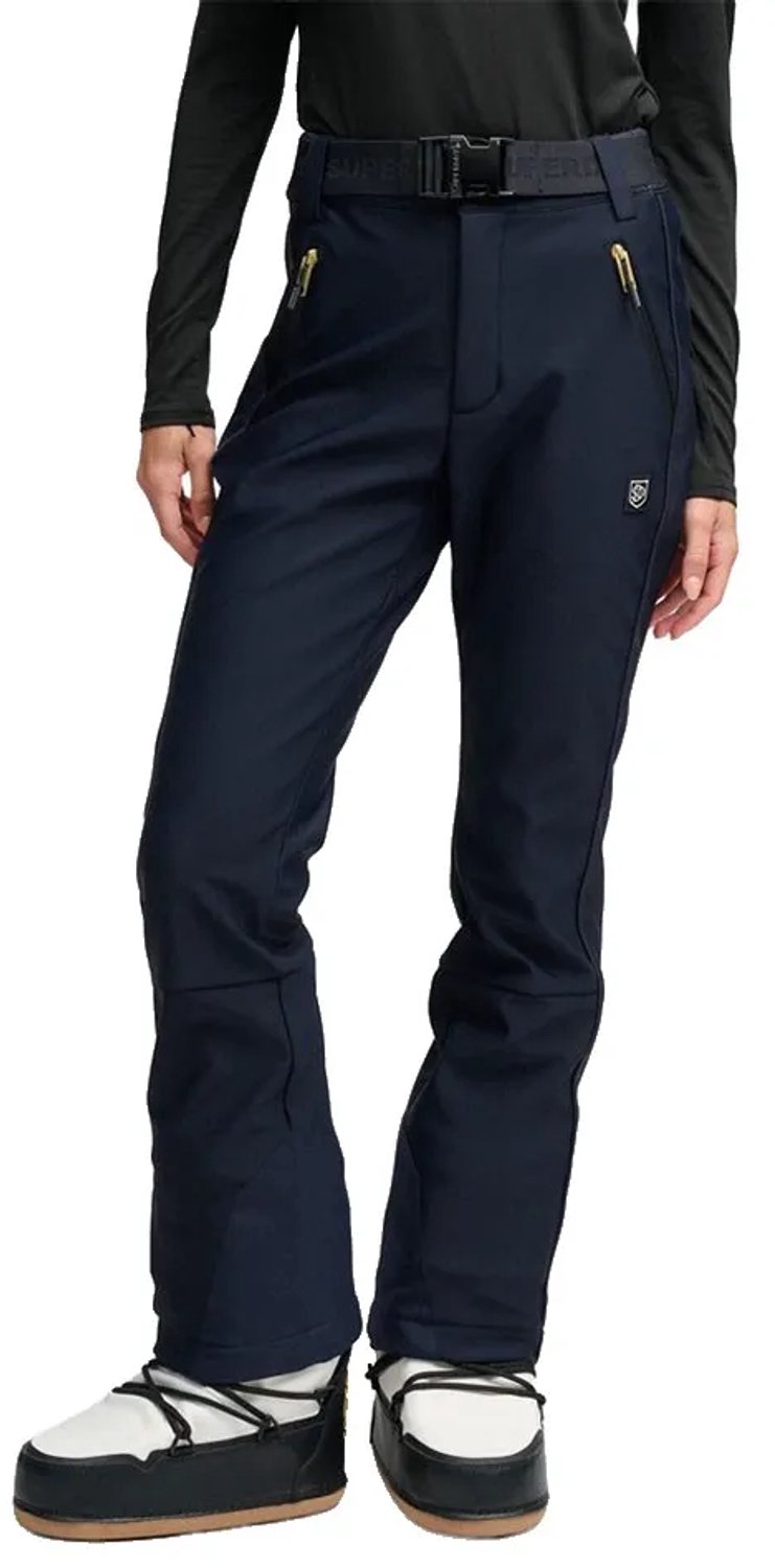 Superdry Luxe Skibroek Slanke Pasvorm Dames Skibroeken Marineblauw