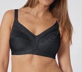 Triumph BH Claudette 104 N - Kanten Bh zonder beugels - Klassieke senioren bh - Stevige ondersteuning - 95D - Zwart