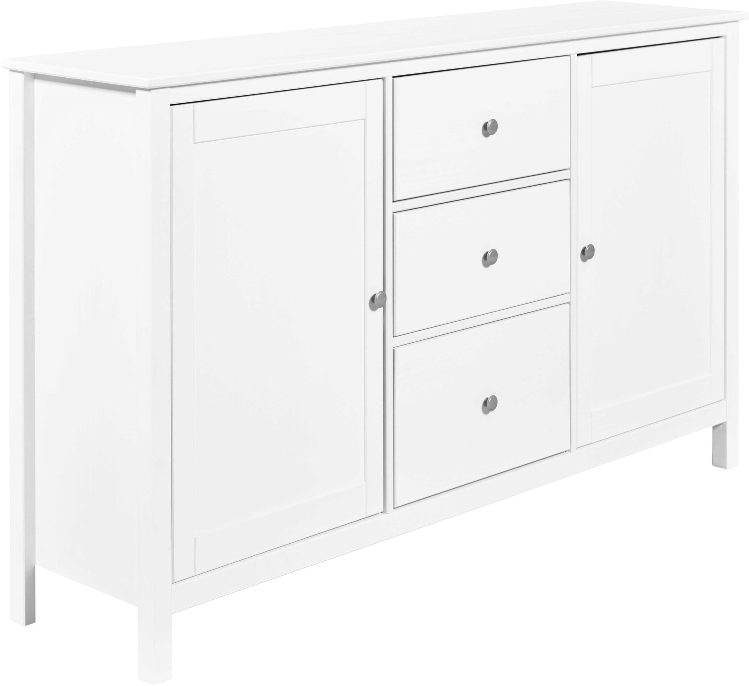 Furnilux Chilly Home witte commode van massief grenenhout, 160 cm