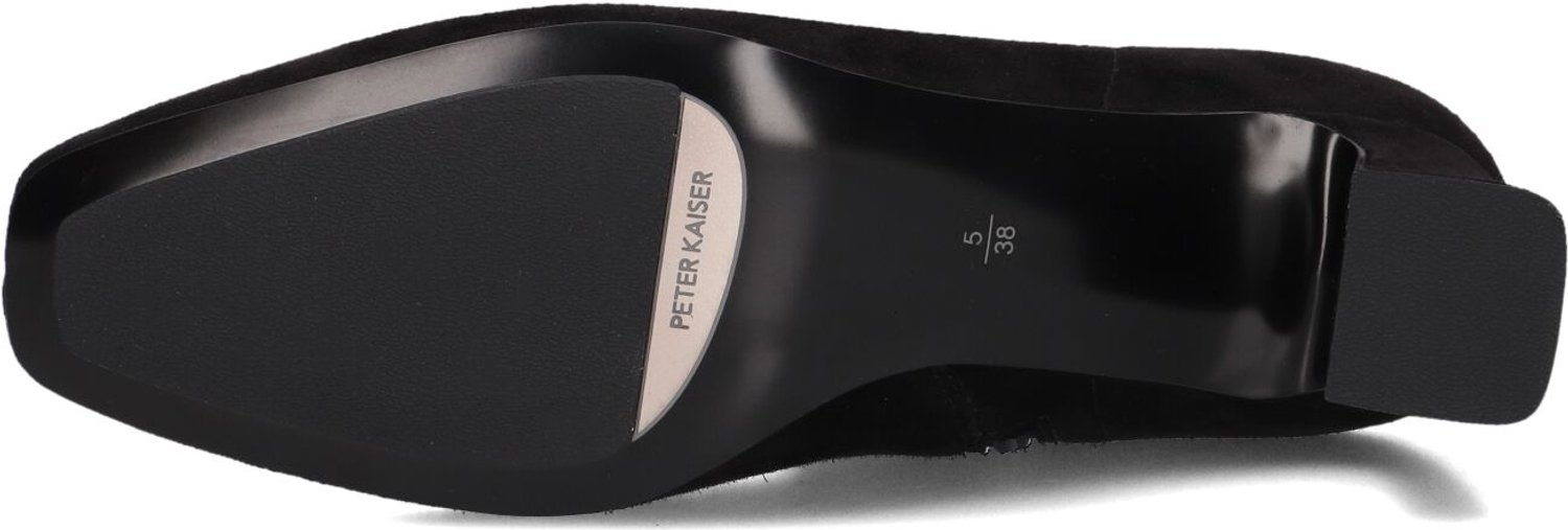 Peter Kaiser 75343 Enkellaarsjes - Enkelboots met rits - Dames - Zwart - Maat 42