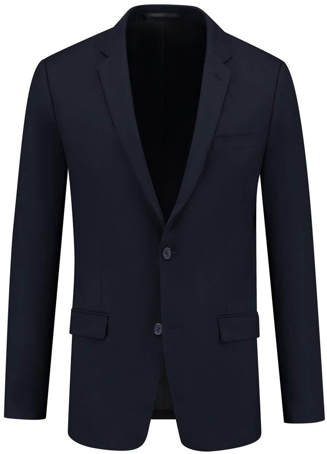 GENTS - Colbert / blazer heren comfort stretch - Polyblend - Blauw - Maat 56/3XL