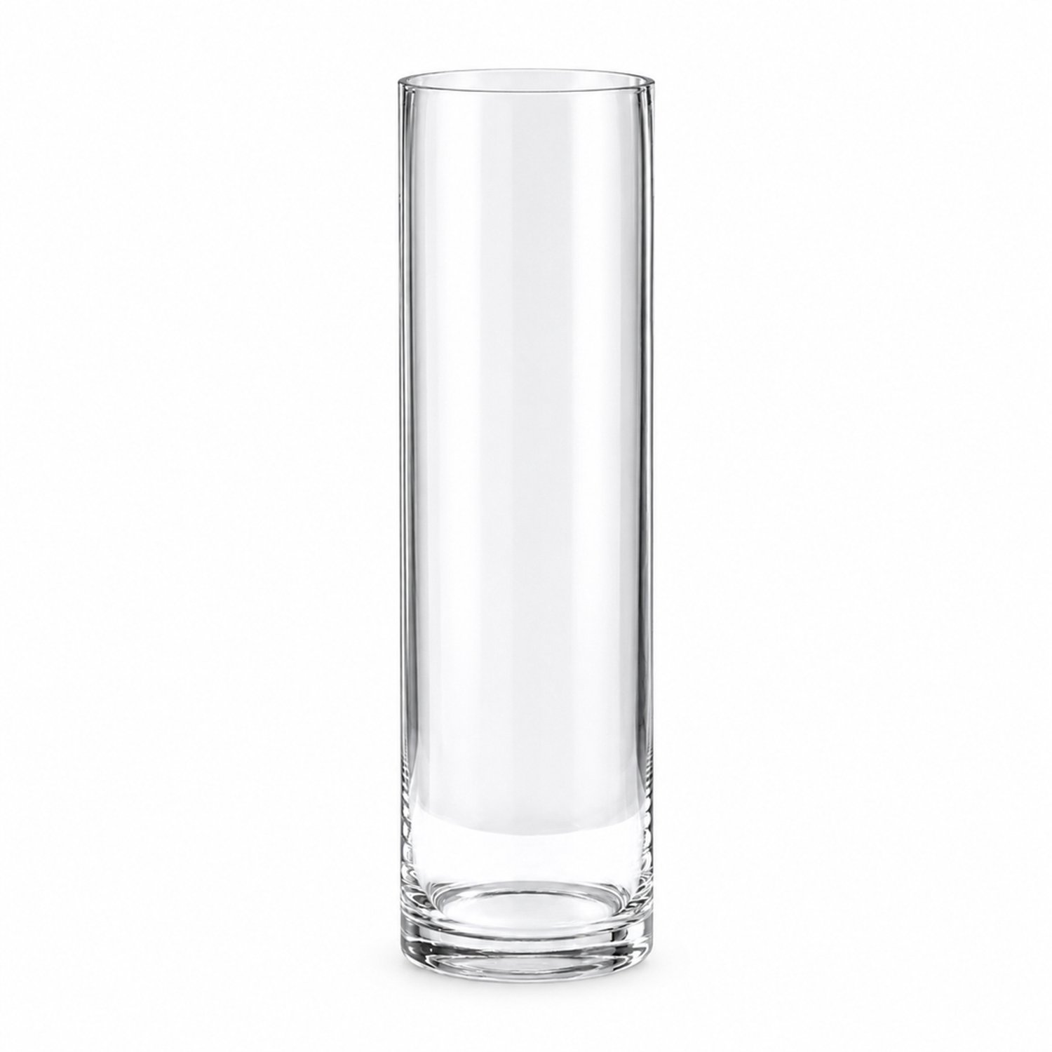 SWGOTA Transparante glazen cilindervaas - 40 cm hoog, opening 12 cm - verdikte uitvoering voor bloemen en geluksbamboe - kartonnen verpakking