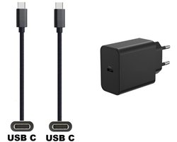 OneOne 45W super snellader. Oplader met sterke 3,0m USB C naar C kabel. PD lader adapter past op Universeel WOO AUDIO, xDuoo, FiiO, Beeline, Logitech, Interphone, myPhone, HP, MaxCom, Argon Audio, Shanling