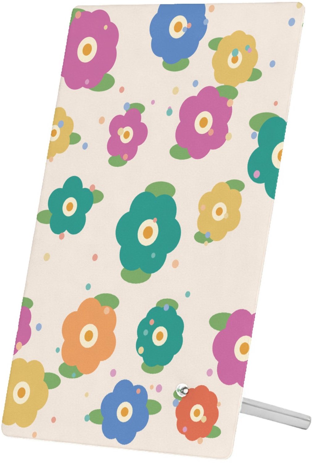 Mr Cadeautjes Glasframe 11 x 16 - design Bloemenveld | cadeau Wit