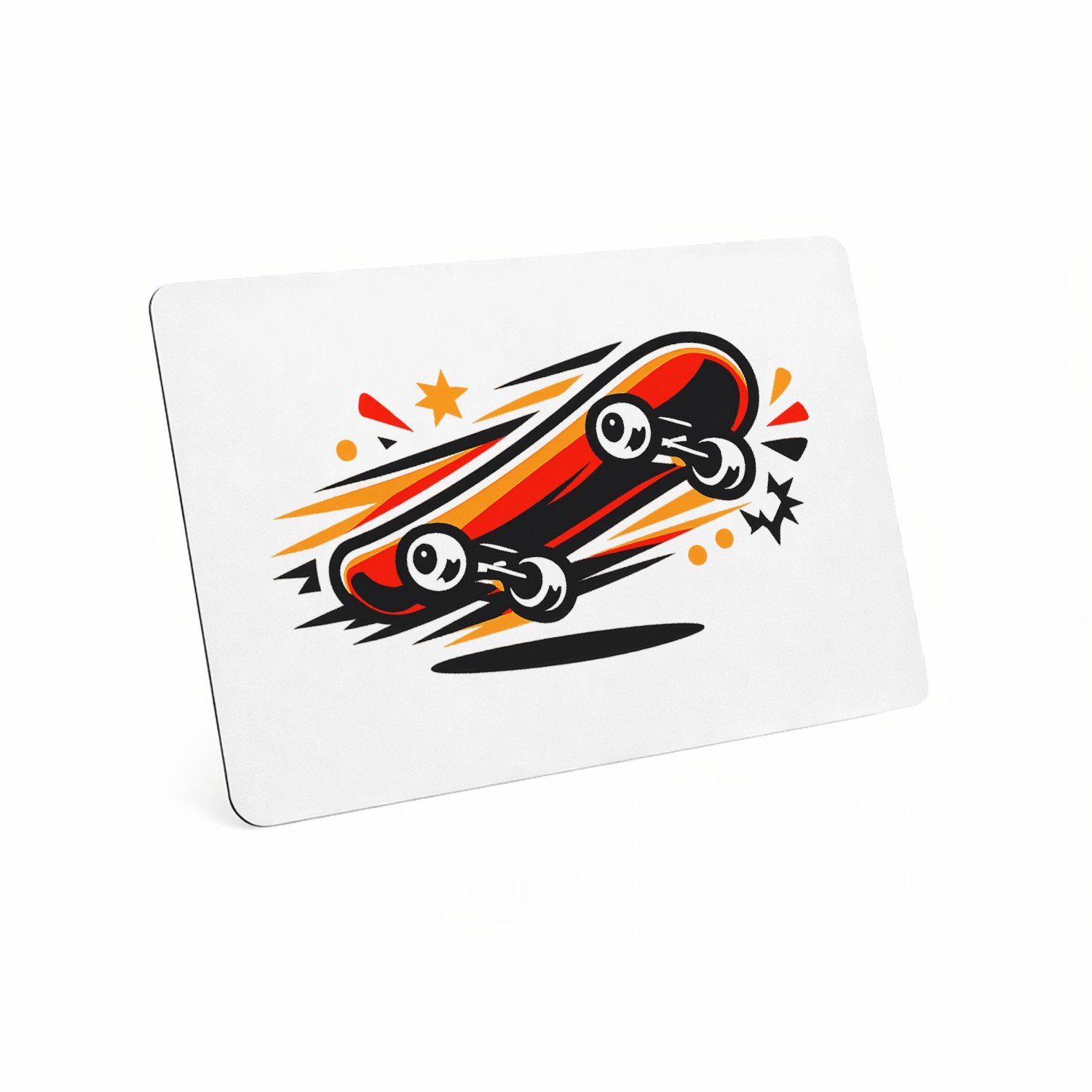Mr Cadeautjes MDF magnetische fotolijst 28 x 19 - design Een compacte naamprint met een energiek icoon dat snelheid u | cadeau Wit