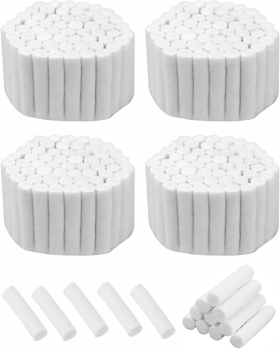 200 Stuks Dental Watterollen - Hoge Zuigkracht Katoenen Rollen voor Tandheelkundige Toepassingen, Ideaal voor Behandelingen en Hygiëne