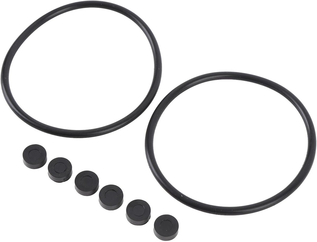 Reconstructiekit voor hubadapter, duurzame rubberen afdichtingen voor 6 ringen en 2 sealing washers, eenvoudig te installeren voor onderhoud en vervanging