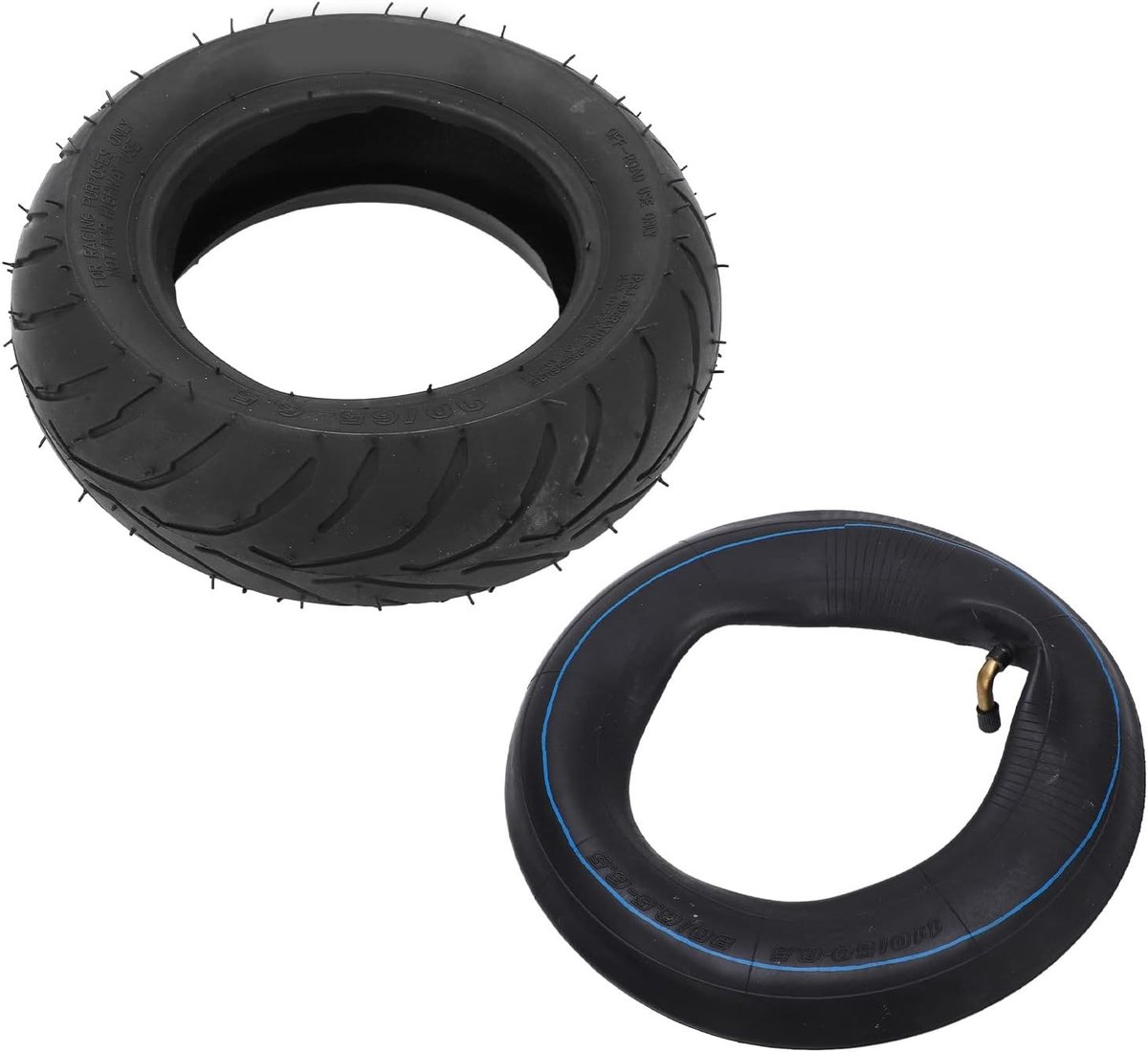 Set van Banden en Binnenbanden 90/65-6.5 voor 49cc Mini Pocket Dirt Bike - Duurzaam Rubber, Vervangingsonderdelen, Offroad Prestaties
