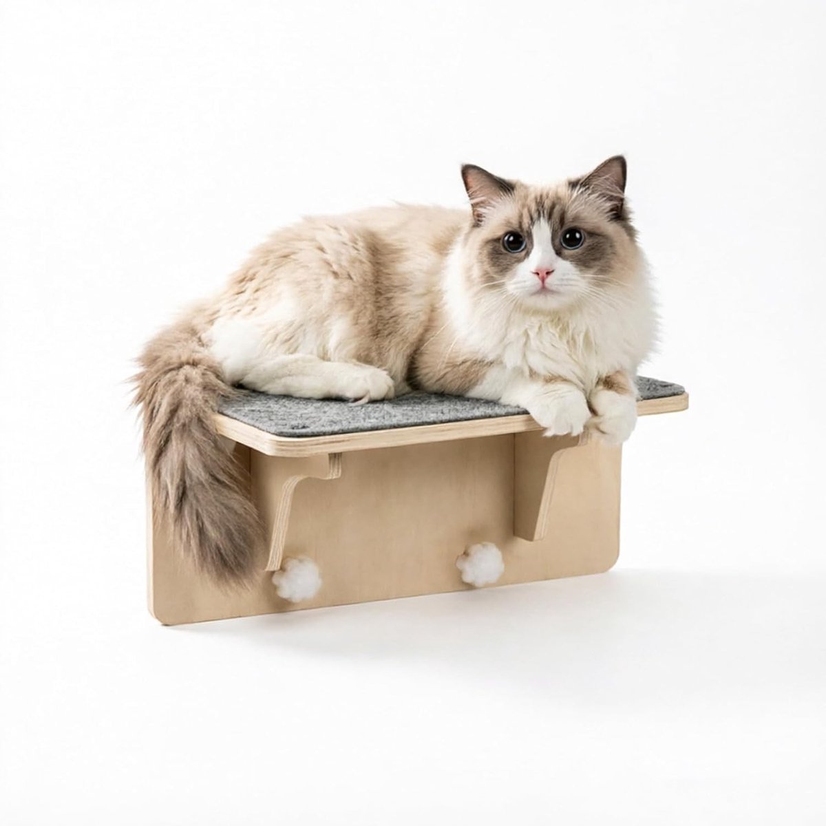 Klimwand voor Katten met Sterke Zuignappen, Verwijderbare Wasbare Kussen en Stabiliteit voor Grote Katten, Ideaal voor Wand en Raam