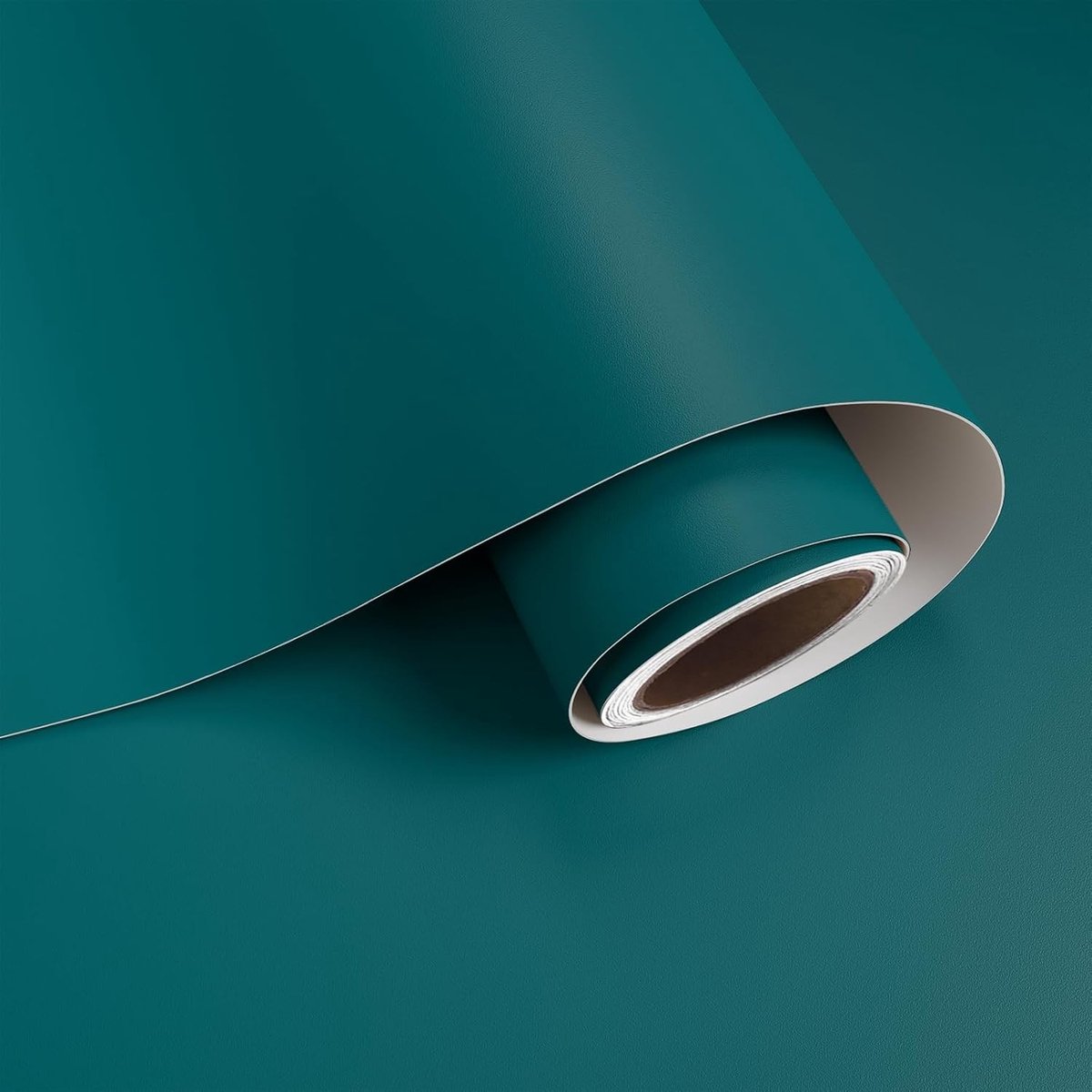Zelfklevend Teal Behang voor Keukenwerkbladen - 40cm x 200cm Matte Contactfolie voor Meubels, Muren en Tafels, Duurzaam Vinyl voor Woonkamer en Slaapkamer