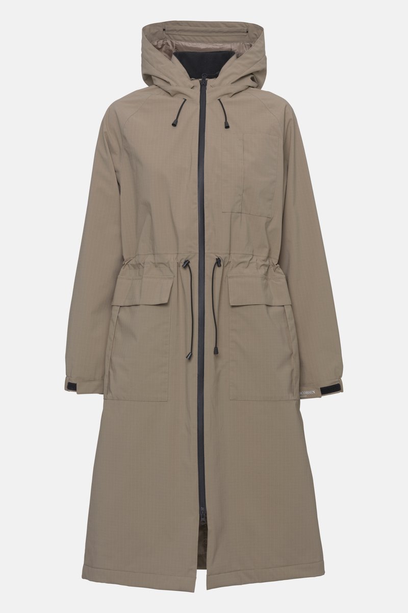 Lange winterparka THERMAL01 Greige