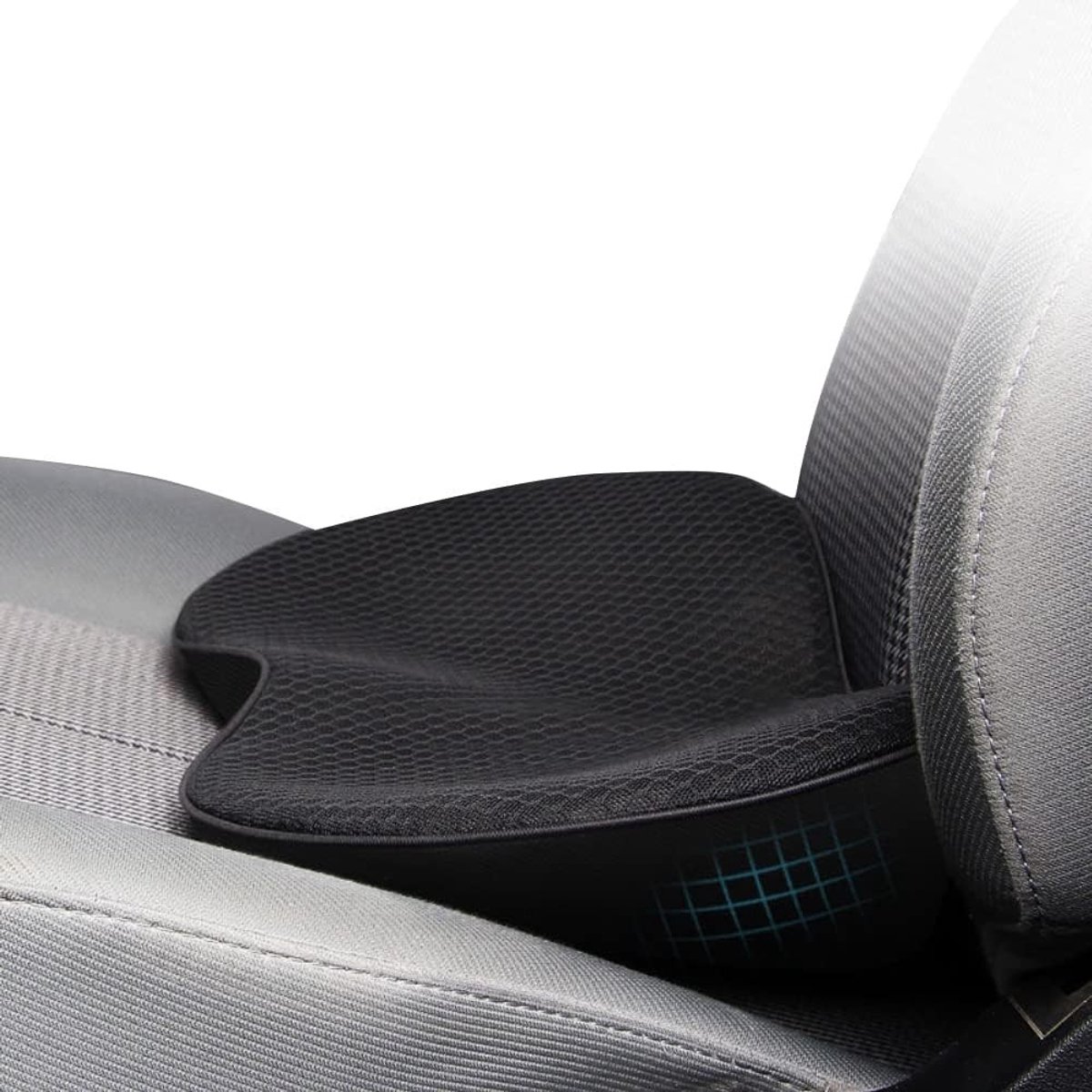 Dik Auto Zitkussen voor Verhoogde Zitpositie, Ondersteuning van de Lage Rug en Comfort voor Auto's, SUV's en Trucks