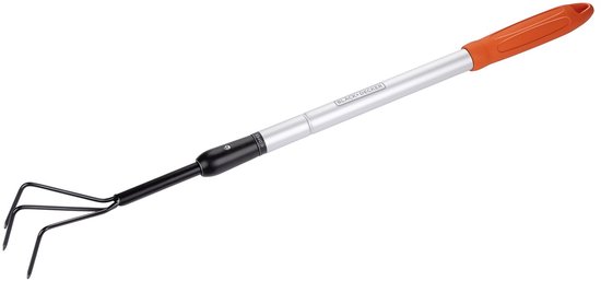 BLACK+DECKER Cultivator - Telescopische Steel 77 - 112 CM - 3 Tanden - Aluminium/ Koolstofstaal van BLACK+DECKER — afbeelding 4
