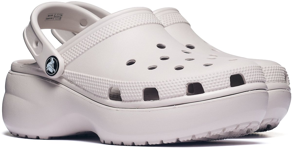 Crocs Classic Platform Klompen Wit EU 37-38 Vrouw