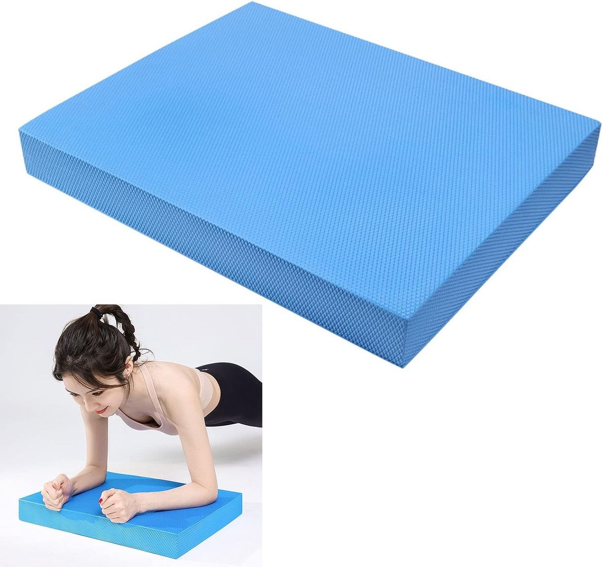Yoga Balance Mat voor Fitness, 40 x 33 x 5 cm, TPE Antislip, Ideaal voor Balansoefeningen en Training