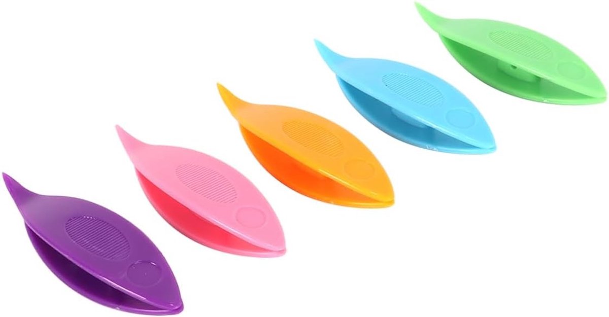 5-delige Frivoliteiten Shuttle Kit, Kleurige Plastic Breinaalden, Haakmesh Stopper voor Kantwerk DIY Creatieve Benodigdheden
