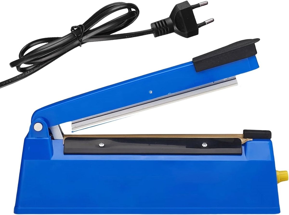 Professionele Foil Lasmachine voor Plastic en Kraft Papier Tassen - 200mm Sealer met 2mm Laskant, Ideaal voor Verpakkingen en Bewaren