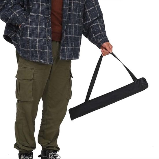 Biljartkeu tas voor 1 of 2 keuen, zwart, verstelbare schouderband, gevoerde bekleding — afbeelding 5