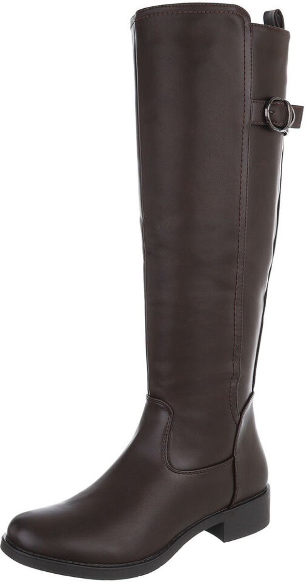 Hoge laars met gespdetail - dames Mt:41