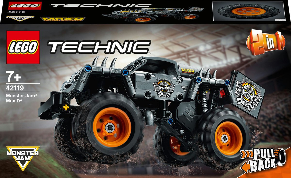 Bol.com LEGO Technic Monster Jam™ Max-D™ 42119 aanbieding