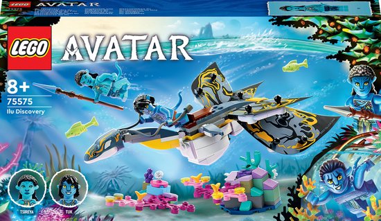 LEGO 75575 Avatar Ilu Ontdekking, The Way of Water Constructie Speelgoed met Fantasiewezen