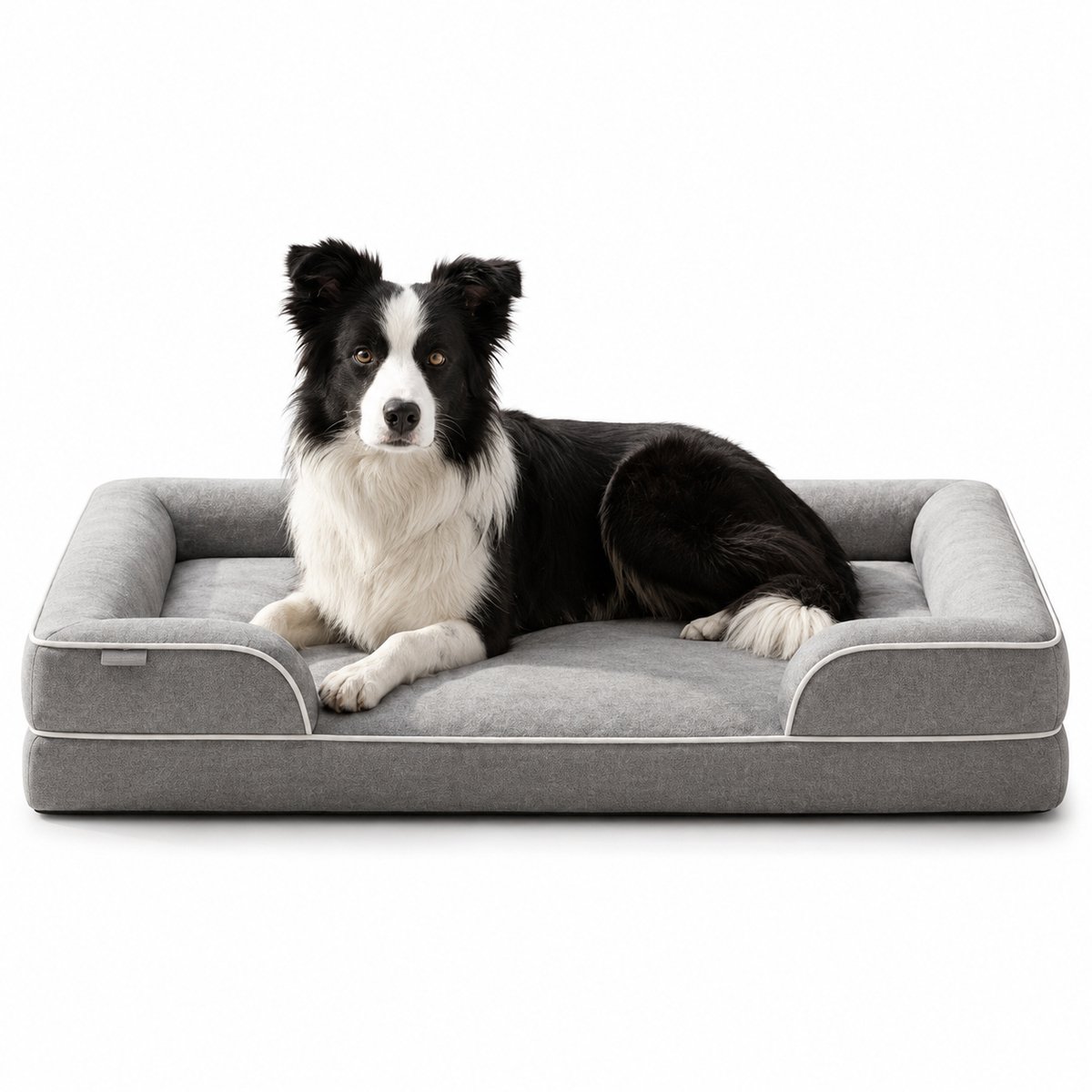 belviona Hondenbed orthopedisch, memoryfoam, antislip & waterafstotend 106x80x17 cm