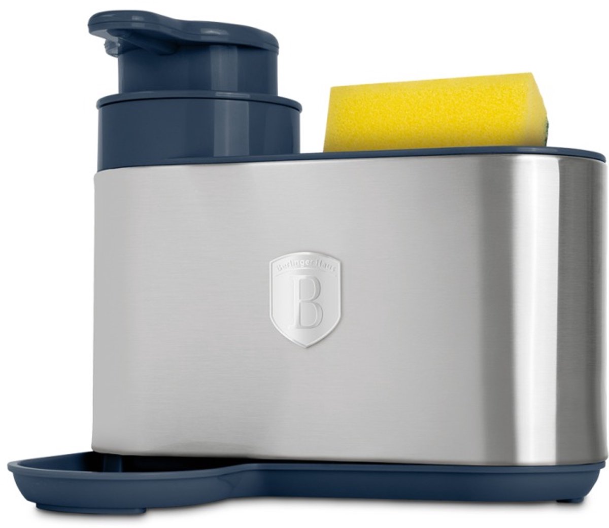2-in-1-dispenser voor afwasmiddel met houder uit de Deep Sea Collection