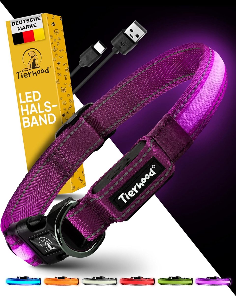 Halsband - Nylon - Reflecterend - Verstelbaar