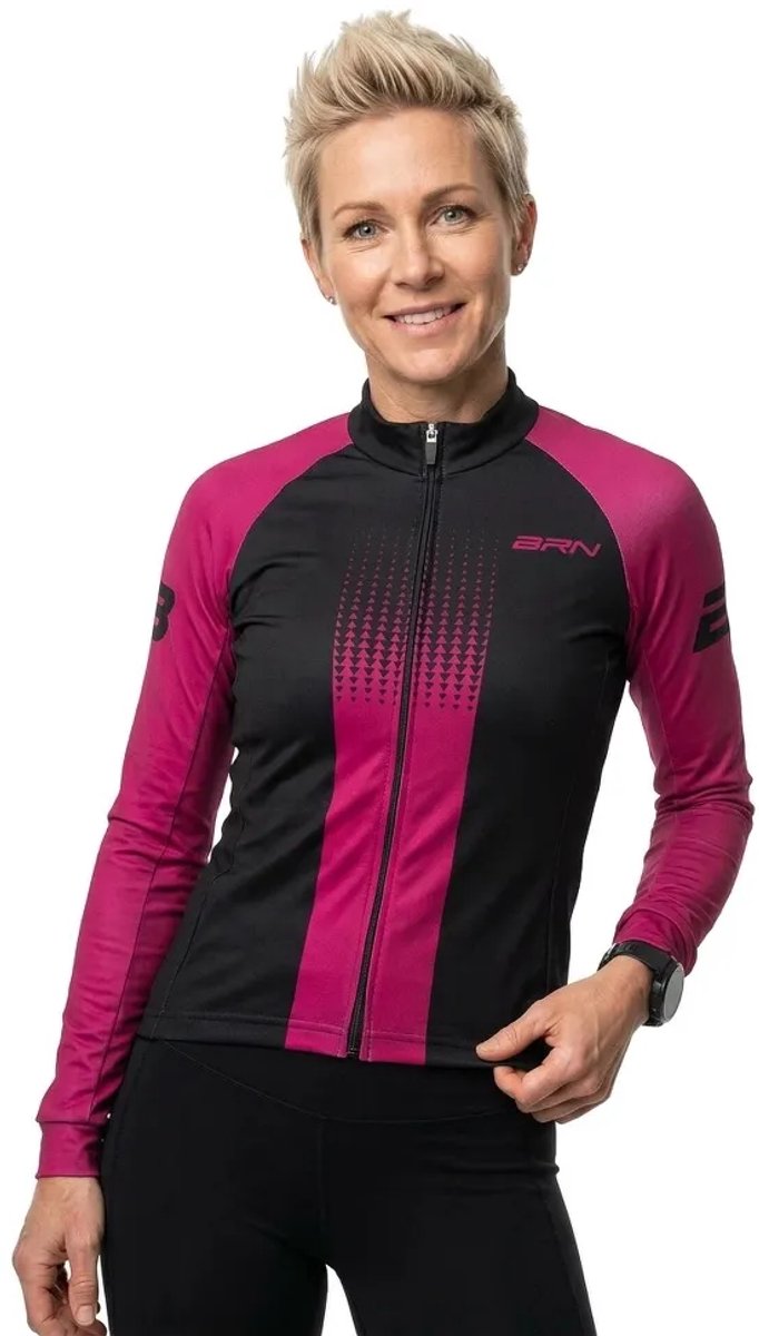Brn Felpata Trui Met Lange Mouwen Roze M Vrouw