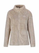 BJØRNSON Meja Coral Fleece Vest Dames - Zacht - Maat 40 - Zand Melange