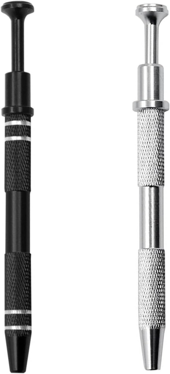 Set van 2 Precisie Pincetten voor Sieraden en Kleine Onderdelen, Ideaal voor Piercings en Edelstenen Grabber