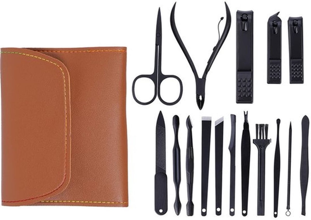 Luxe Manicure Set - Pedicure en Manicure set - Met etui - Vrouwen en Mannen Manicure Cadeauset