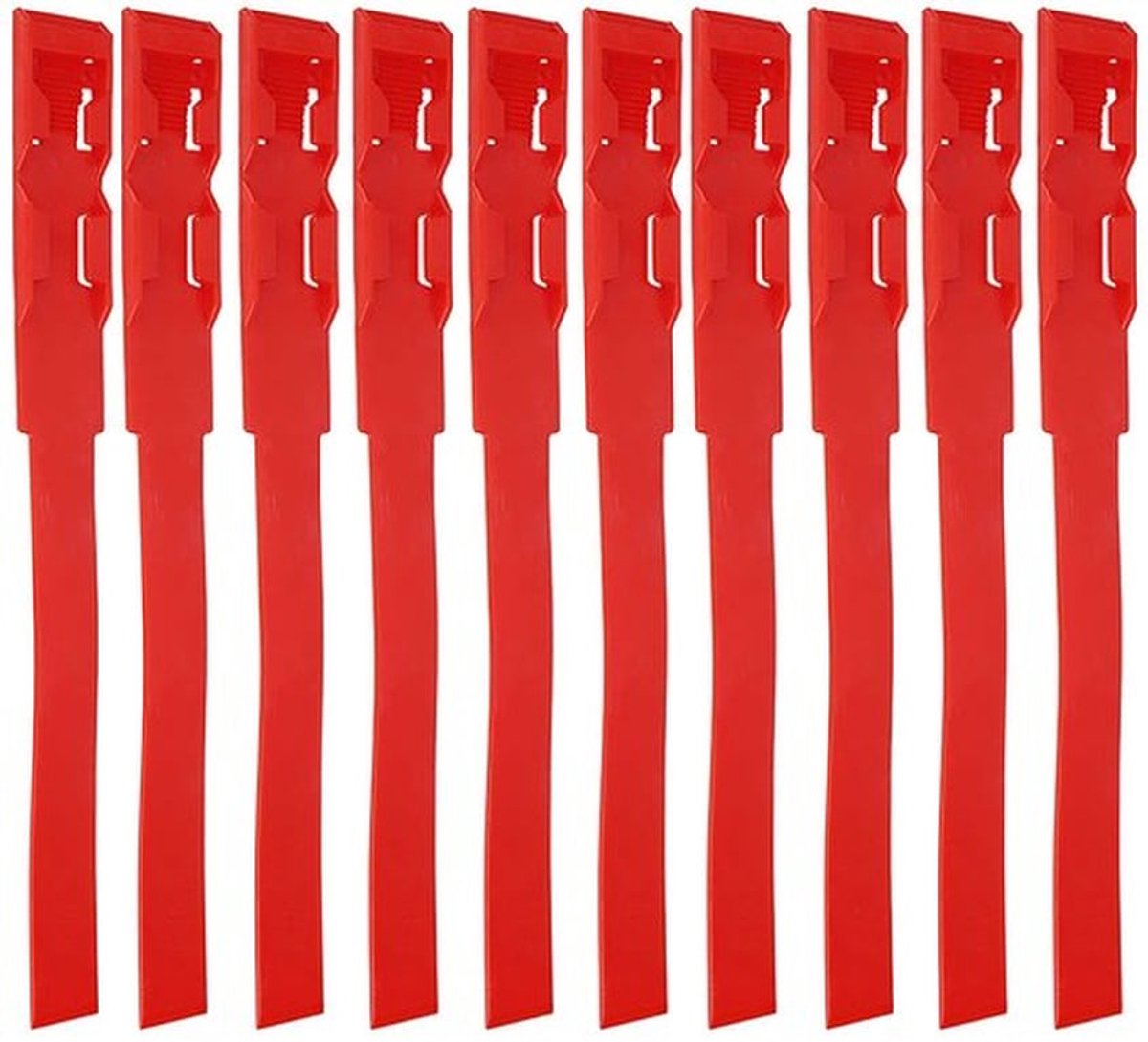 - Identificatie ID Halsbanden - Koe Markering - Plastic - Rood - Dier Identificatie - Vee Tag - Geschikt voor Vee