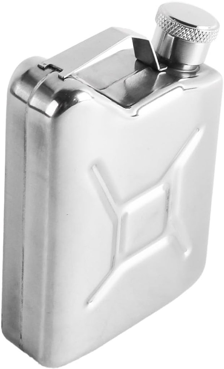 RVS Heupfles van 5 Oz voor Whiskey, Ideaal voor Barbecue, Kamperen en Feesten, Unisex en Draagbaar