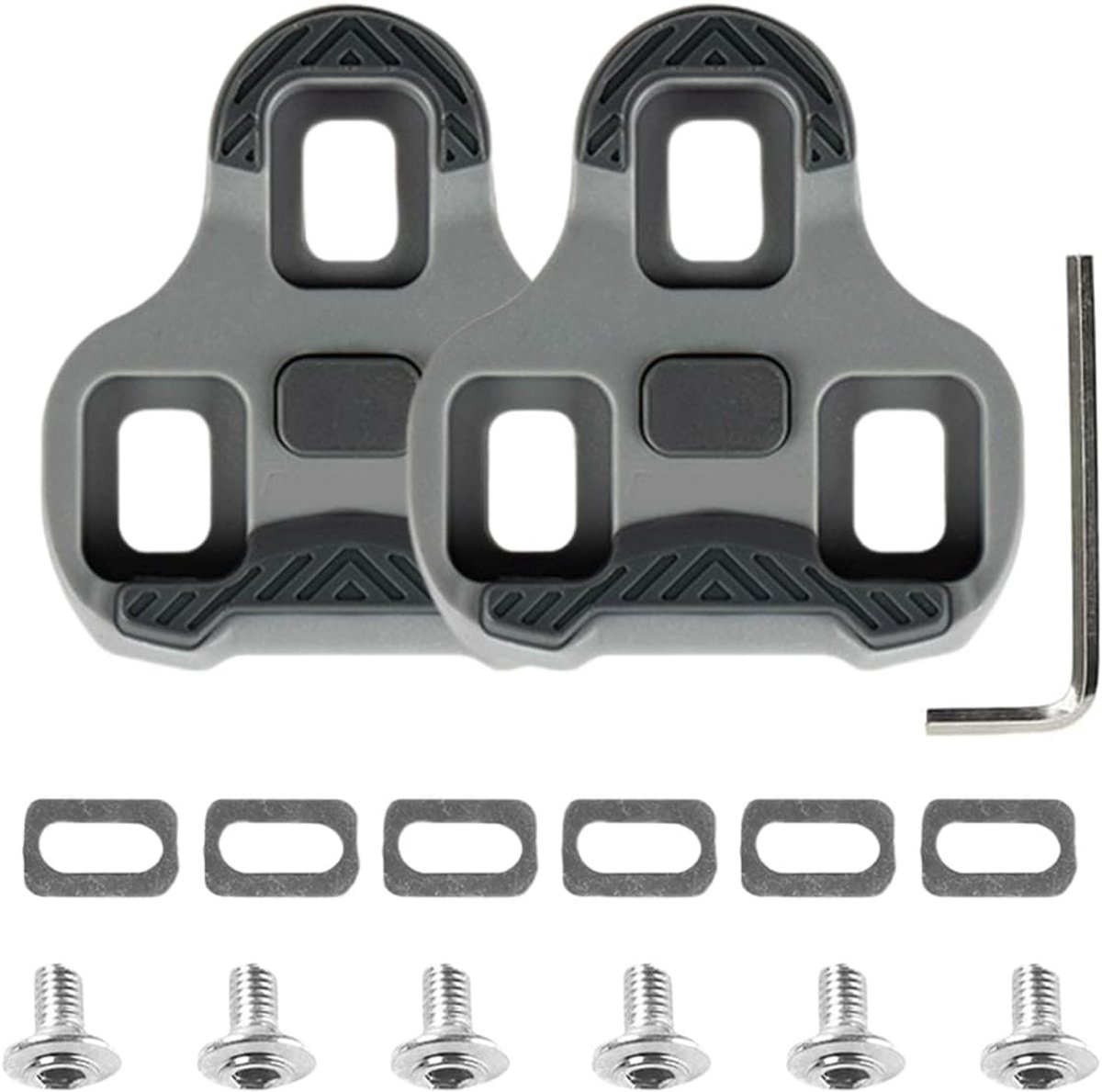 Pedalen Wedges Geschikt voor 3-Holes Grip Blade 2 Max Carbon Classic Cleats, Ideaal voor Racefietsen en Mountainbikes, 4.5 Graden Hoek voor Optimale Grip en Stabiliteit